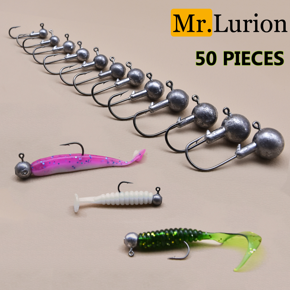 Fishing Hook Weedless - MrLurion 50 hameçons de pêche à