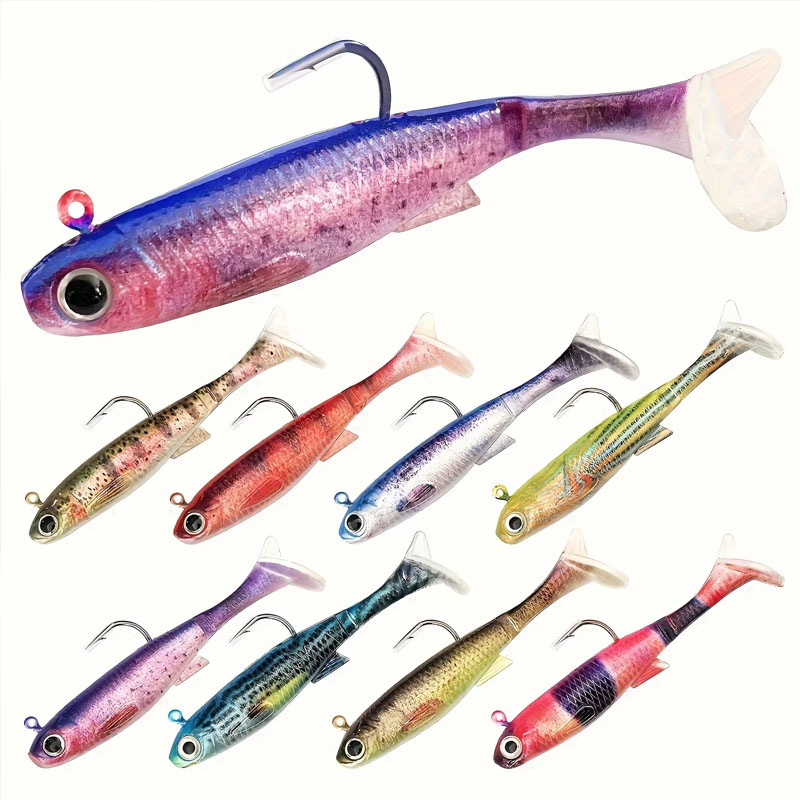 Fishing Hook Weedless - Leurre de bar de mer pré-monté