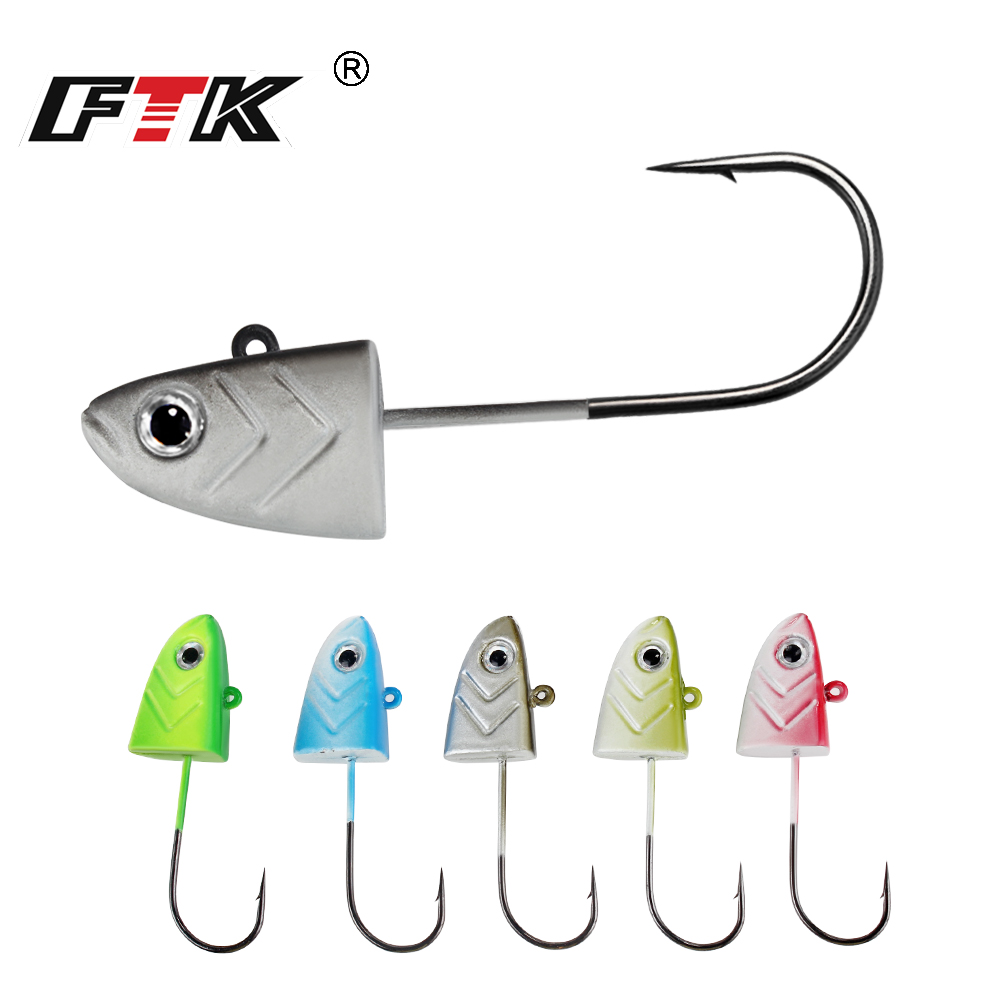 Fishing Hook Offset - Hameçons de pêche FTK 5g 12g