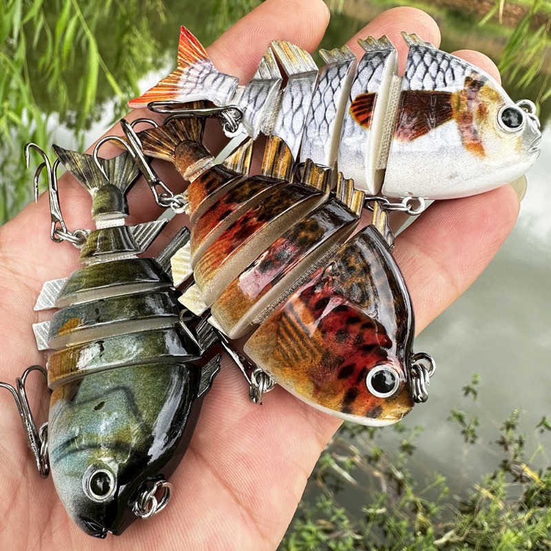 Fishing Hook Treble - Leurre de pêche multi-articulé 8cm 16g,
