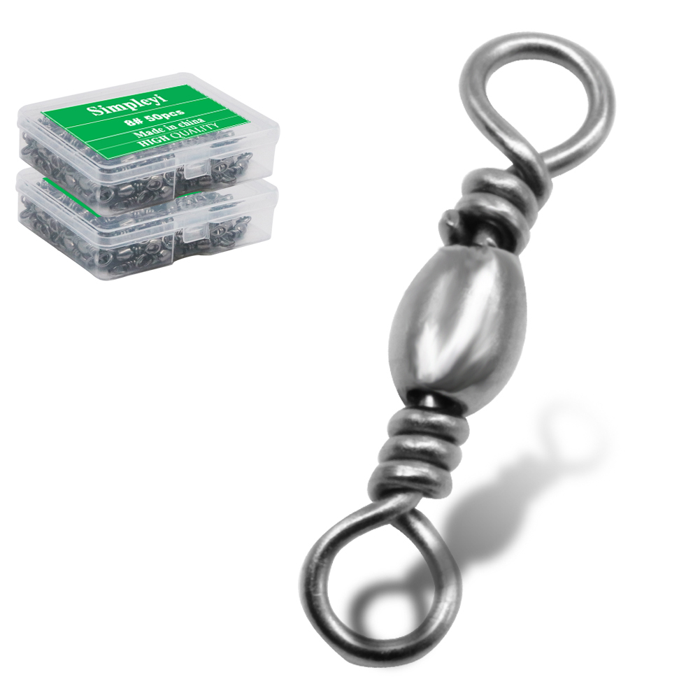 Fishing Hook Stainless Steel - Lot de 50 crochets de pêche