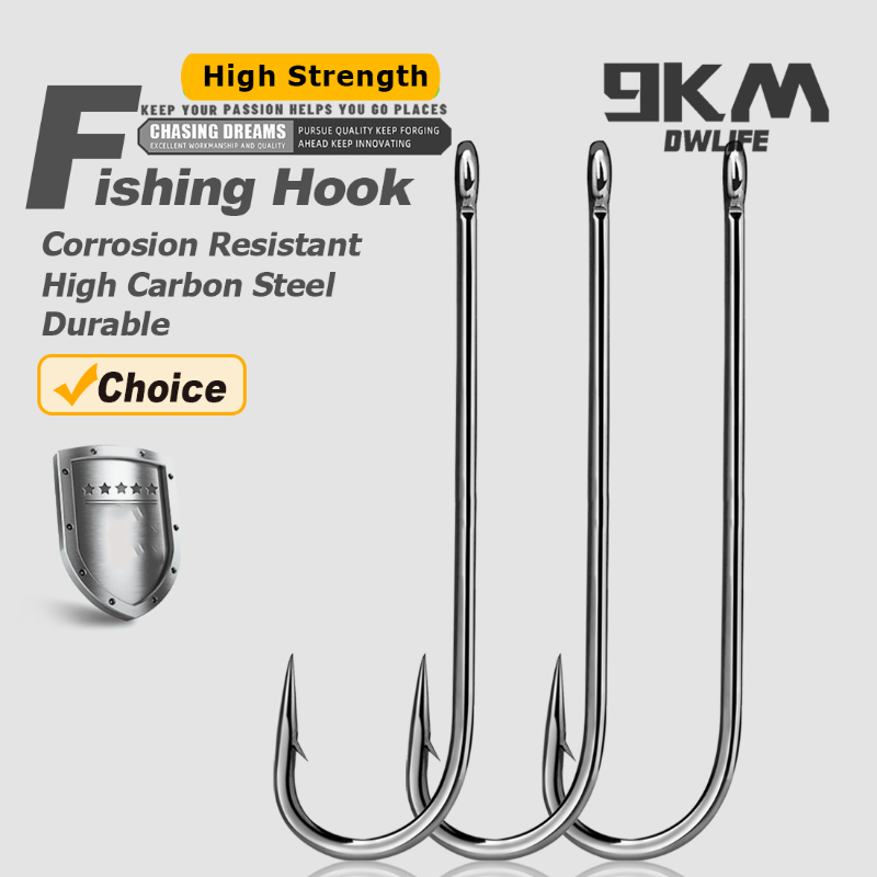 Fishing Hook Barbless - Hameçons de pêche à tige longue,