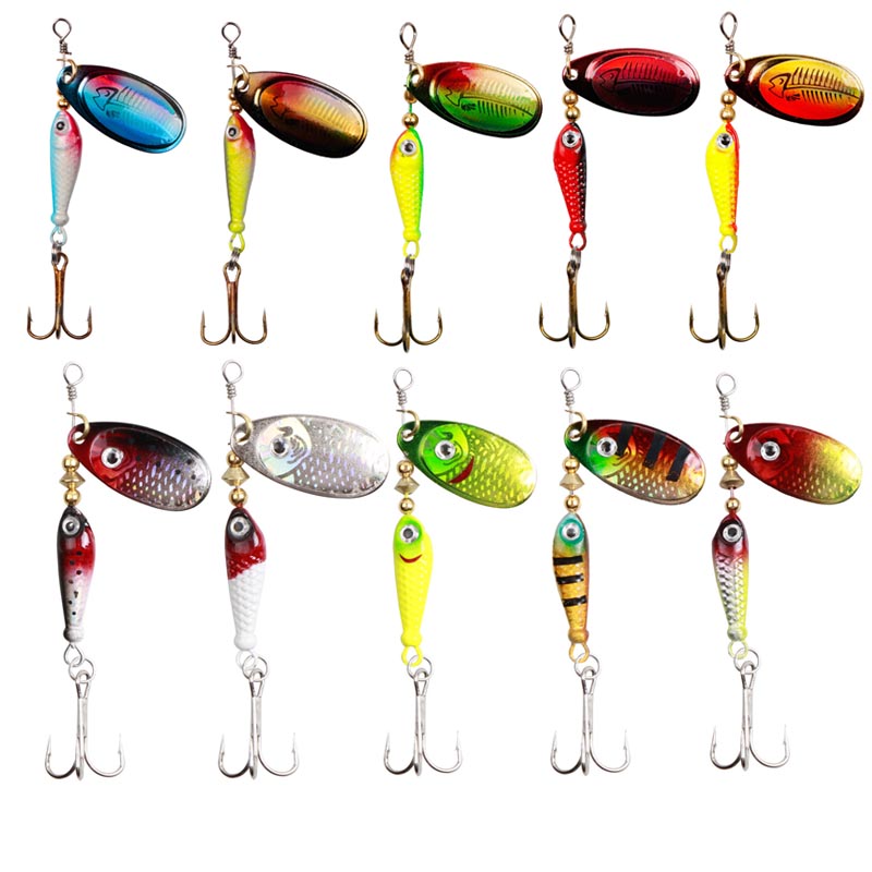 Fishing Hook Treble - 10 pièces/ensemble Spinner leurres 9.1g 7cm