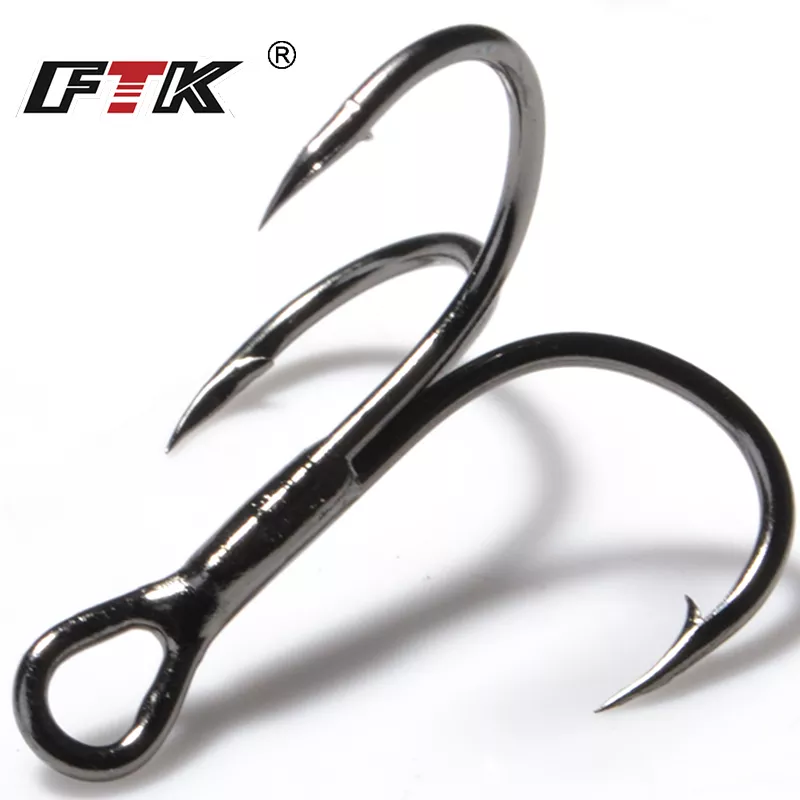 Fishing Hook Offset - FTK – hameçon triple retourné en
