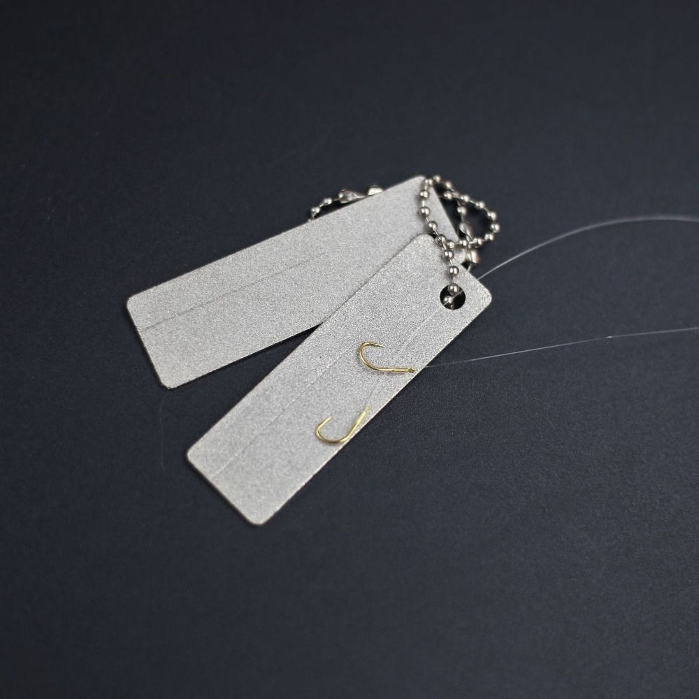 Fishing Hook Sharpener - Mini porte-clés aiguiseur de diamant, outils