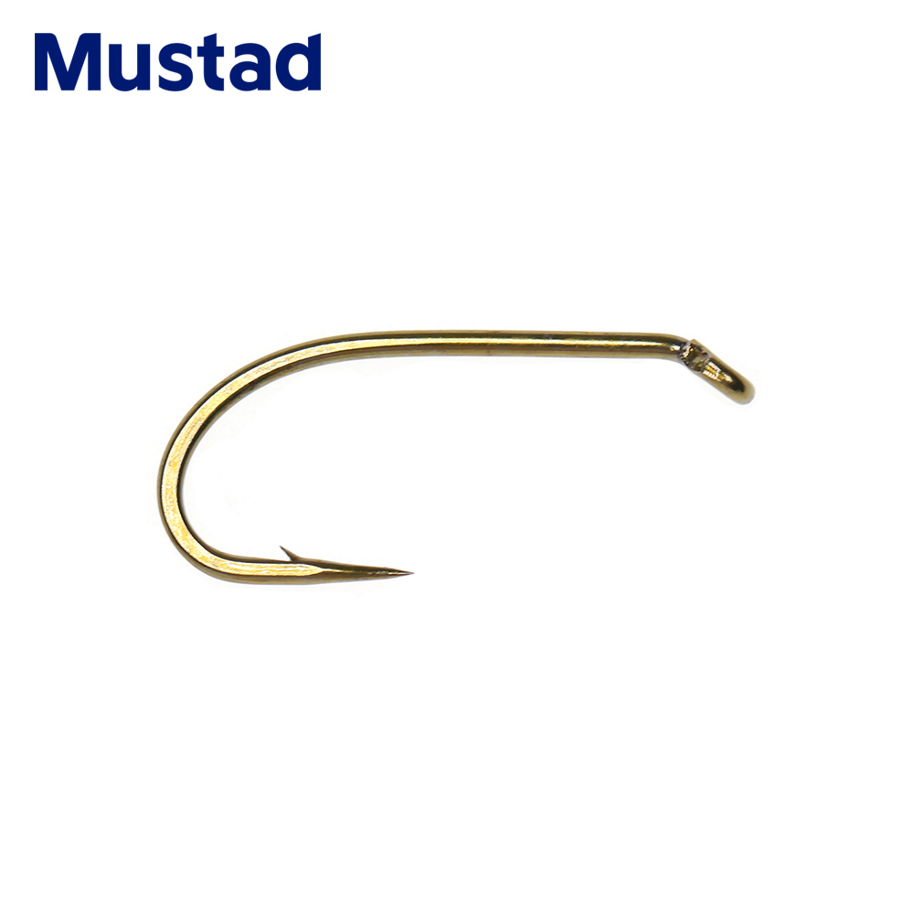 Fishing Hook Barbless - Mustad 30 pièces finition Bronze nymphe/humide