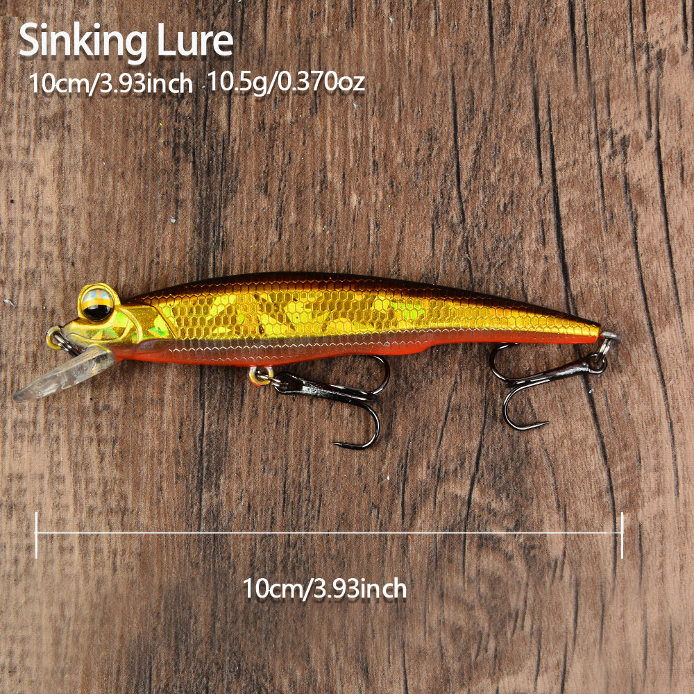 6 leurres de pêche Minnow, leu - Fishing Hook Treble avis et prix
