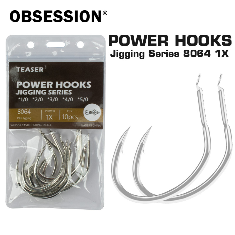OBSESSION 10 pièces/sac 8064 1 - Fishing Hook Offset avis et prix