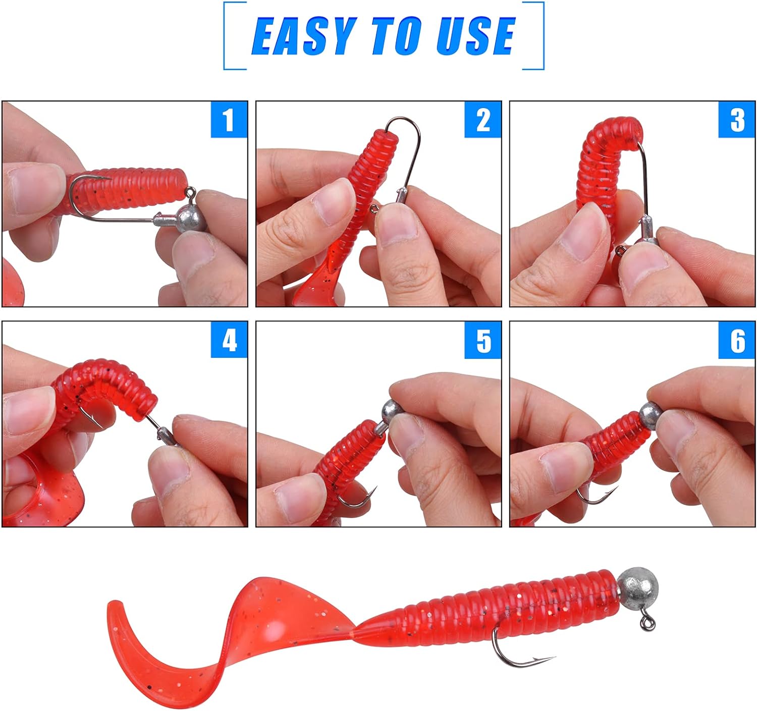 1.8g-28g 95% solide manivelle  - Fishing Hook Barbless avis et prix
