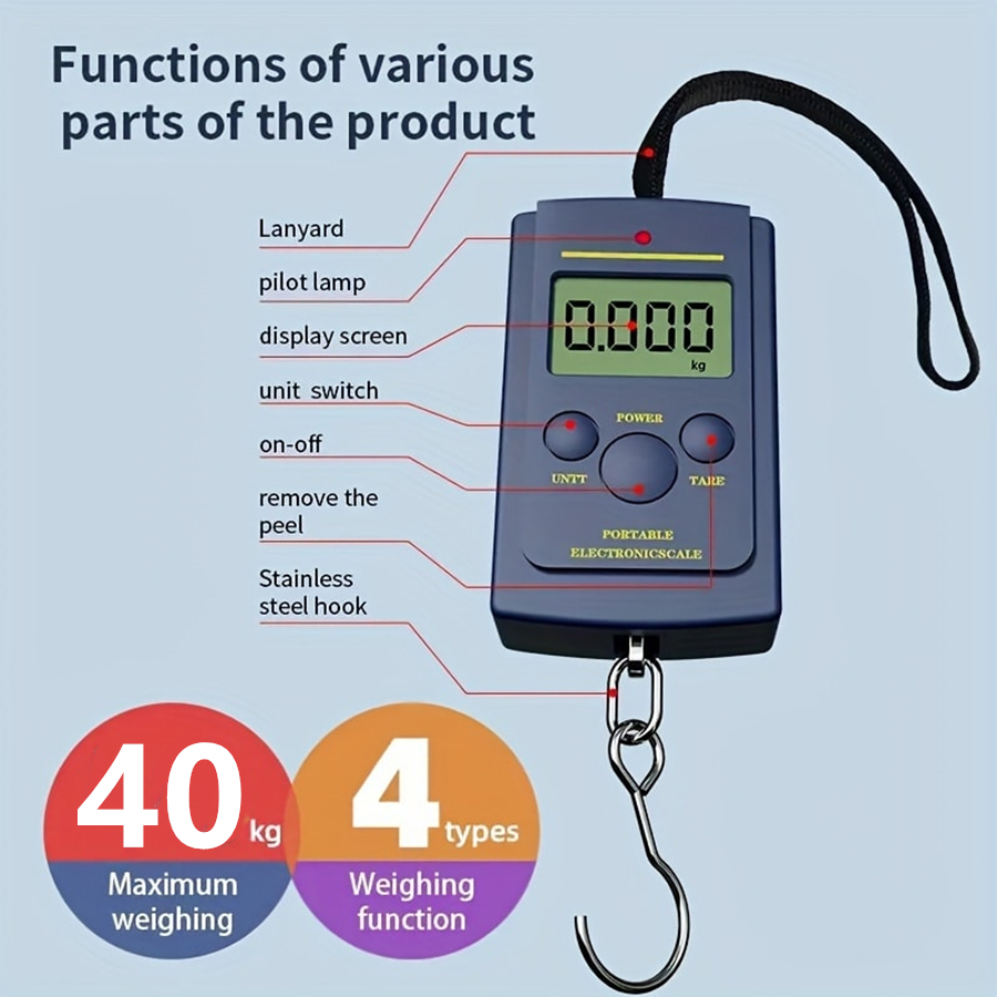 40kg multifonctionnel Mini éle - Fishing Hook avis et prix