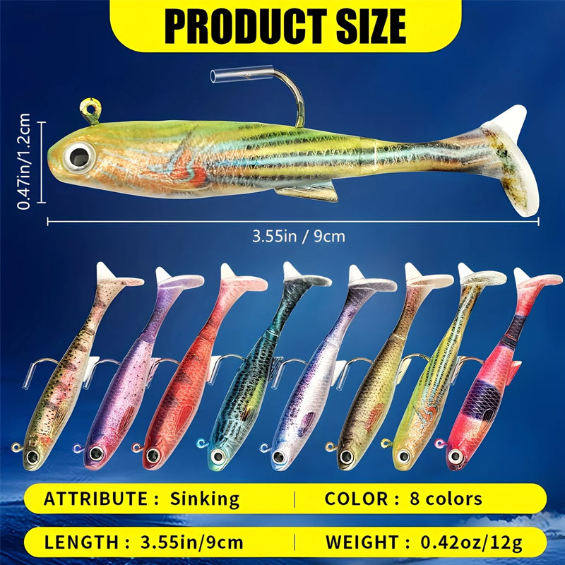 Leurre de bar de mer pré-monté - Fishing Hook Weedless avis et prix