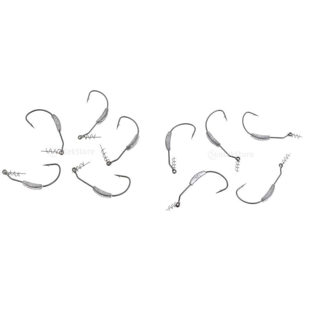 Hameçons de pêche à ressort an - Fishing Hook Weedless avis et prix