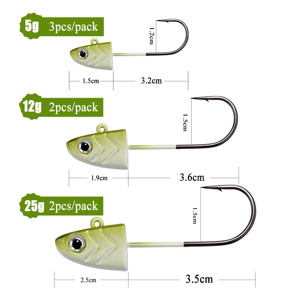 Hameçons de pêche FTK 5g 12g 2 - Fishing Hook Offset avis et prix