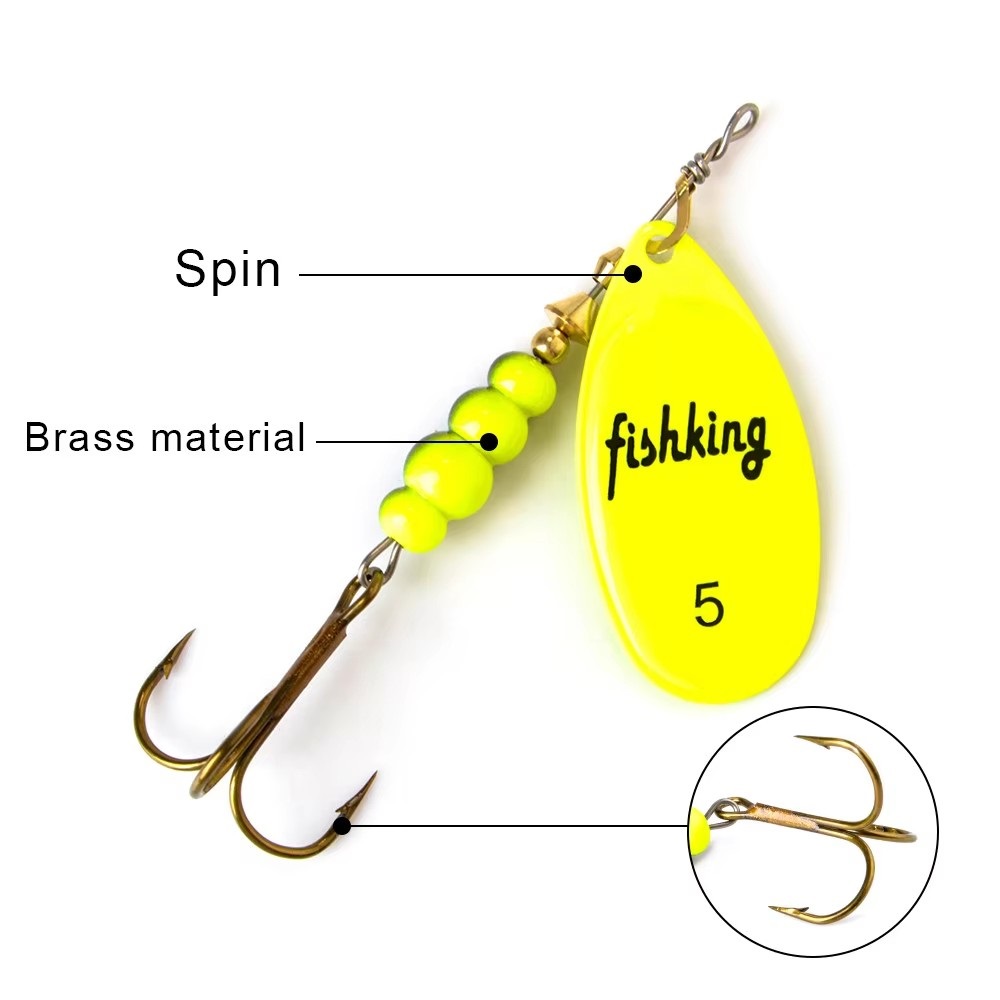 NGB Spinner appât 3.9g 4.6g 7. - Fishing Hook Treble avis et prix