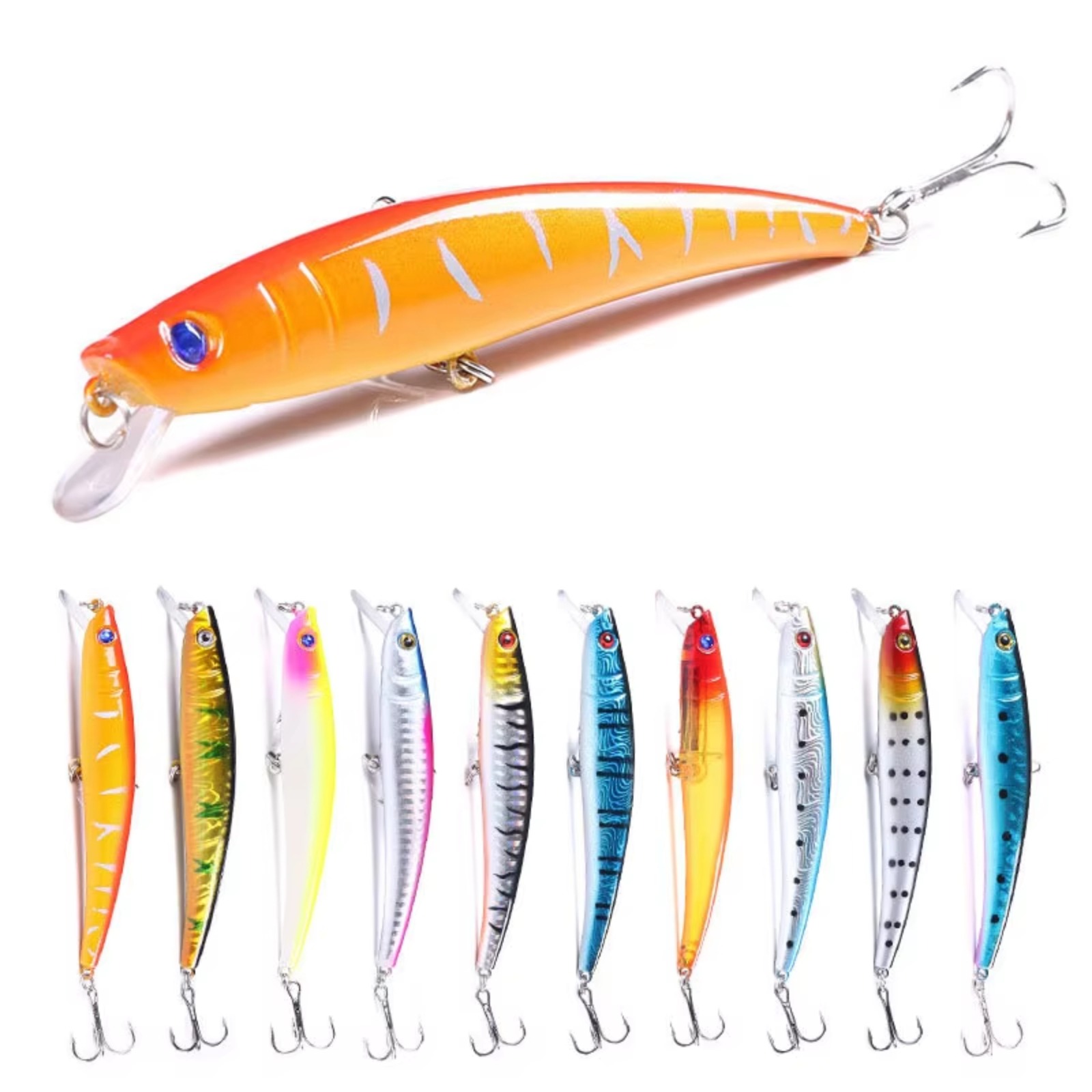 Leurre de pêche Minnow 110mm 1 - Fishing Hook Treble avis et prix