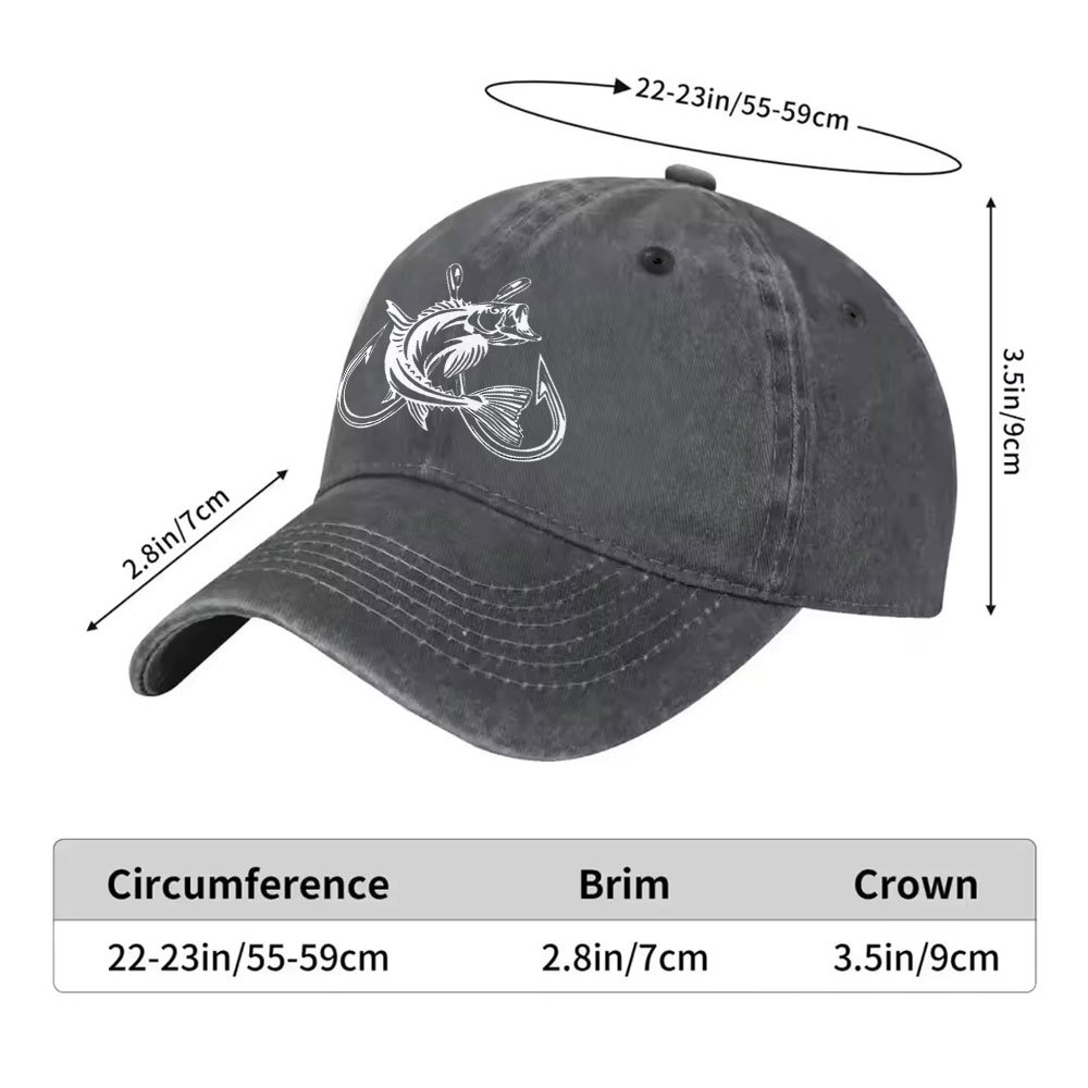 Casquette de baseball vintage  - Fishing Hook Size avis et prix
