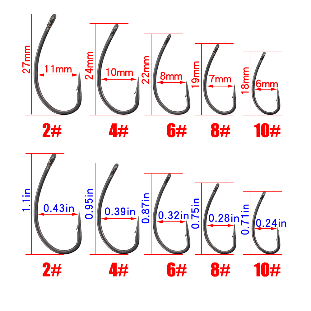 Hirisi 30x hameçons de pêche à - Fishing Hook Barbless avis et prix