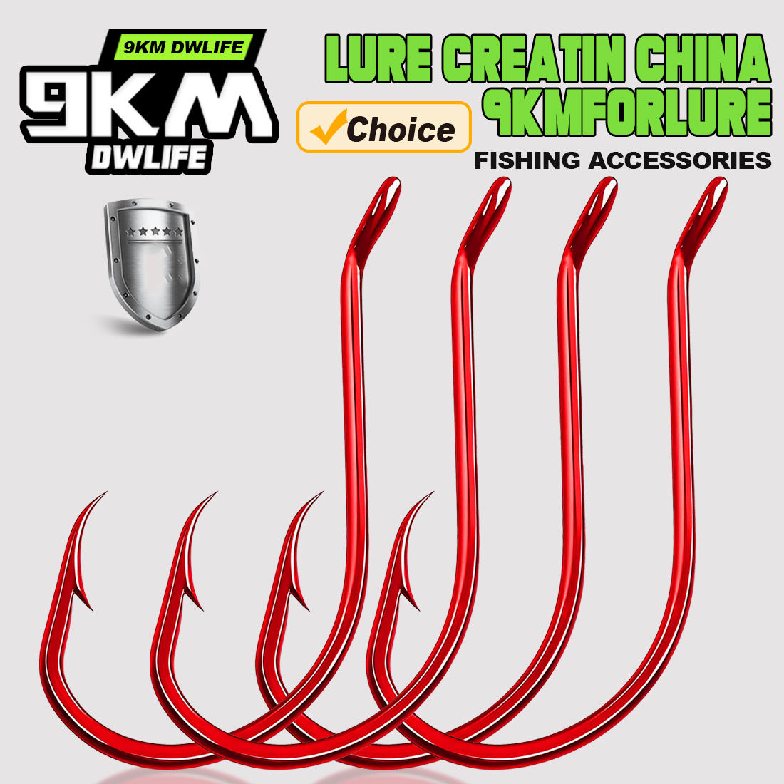 9KM 100 pièces crochet poulpe  - Fishing Hook Circle avis et prix