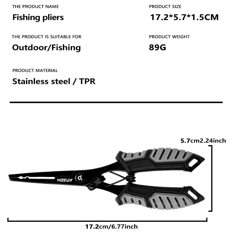 Pince de pêche en acier inoxyd - Fishing Hook Remover avis et prix