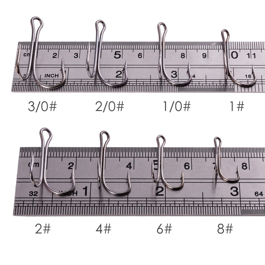 100PCS10PCS/boîte Double croch - Fishing Hook Weedless avis et prix