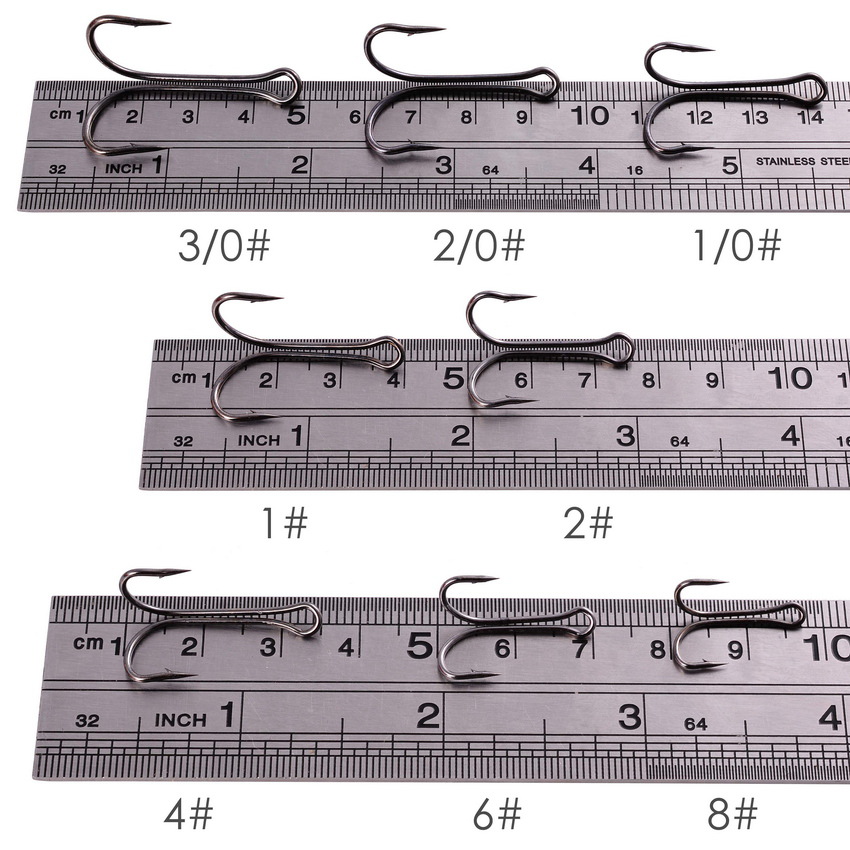 100PCS10PCS/boîte Double croch - Fishing Hook Weedless avis et prix