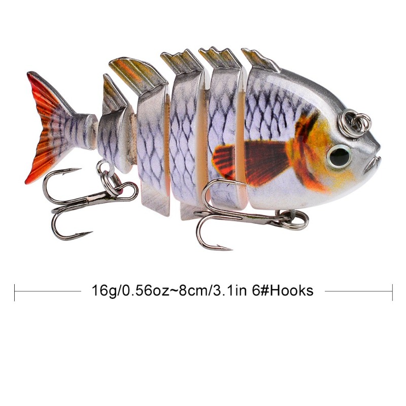 Leurre de pêche multi-articulé - Fishing Hook Treble avis et prix
