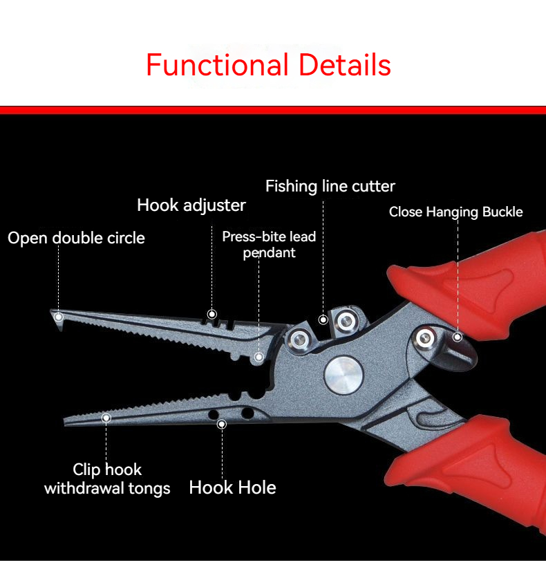 Pince Luya de haute précision, - Fishing Hook Stainless Steel avis et prix