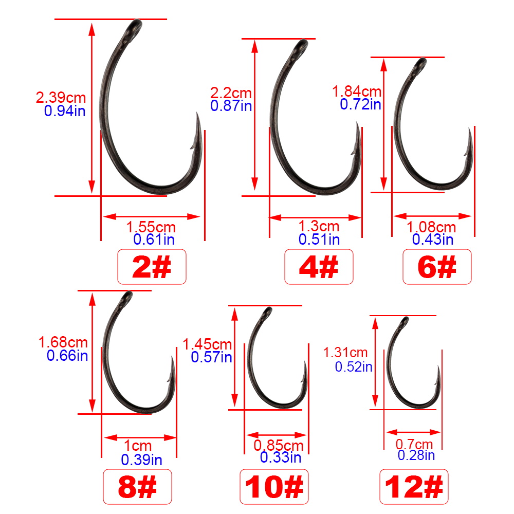 Hirisi 50/100pcs Hameçons de p - Fishing Hook Barbless avis et prix