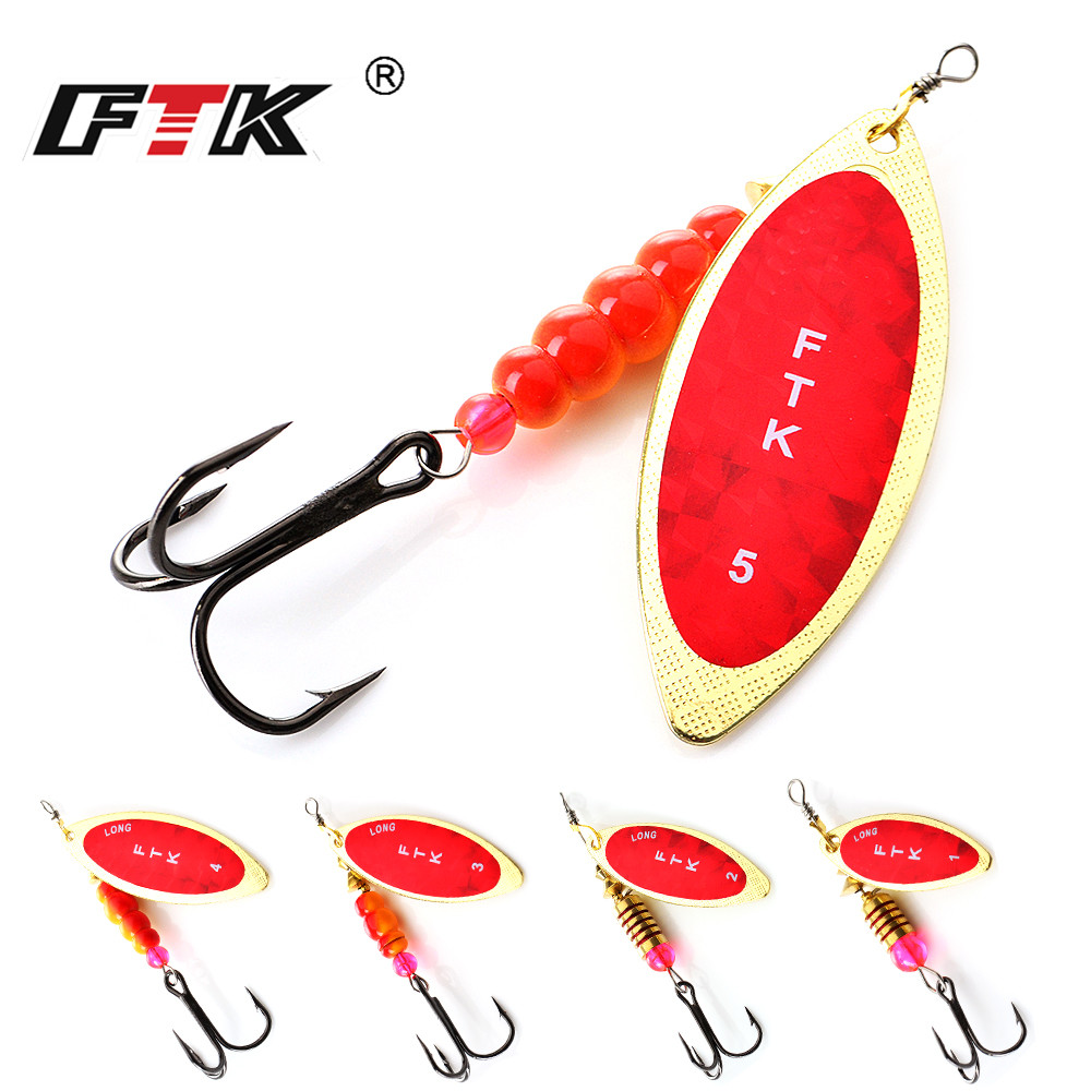 FTK Spinner appât 4G/7G/12G/18 - Fishing Hook Treble avis et prix