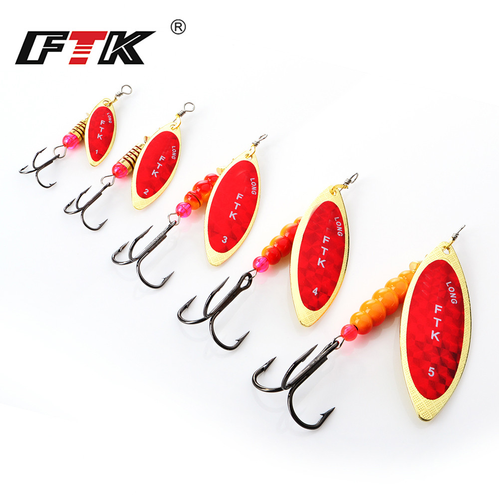 FTK Spinner appât 4G/7G/12G/18 - Fishing Hook Treble avis et prix