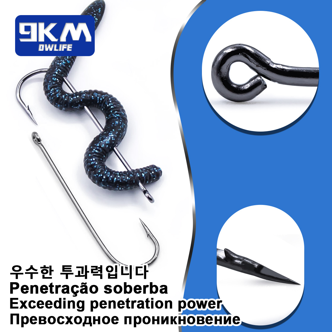 Hameçons de pêche à tige longu - Fishing Hook Barbless avis et prix