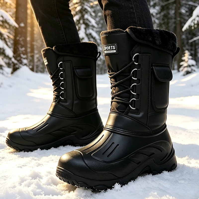 Bottes d'hiver pour hommes, ch - Fishing Hook avis et prix