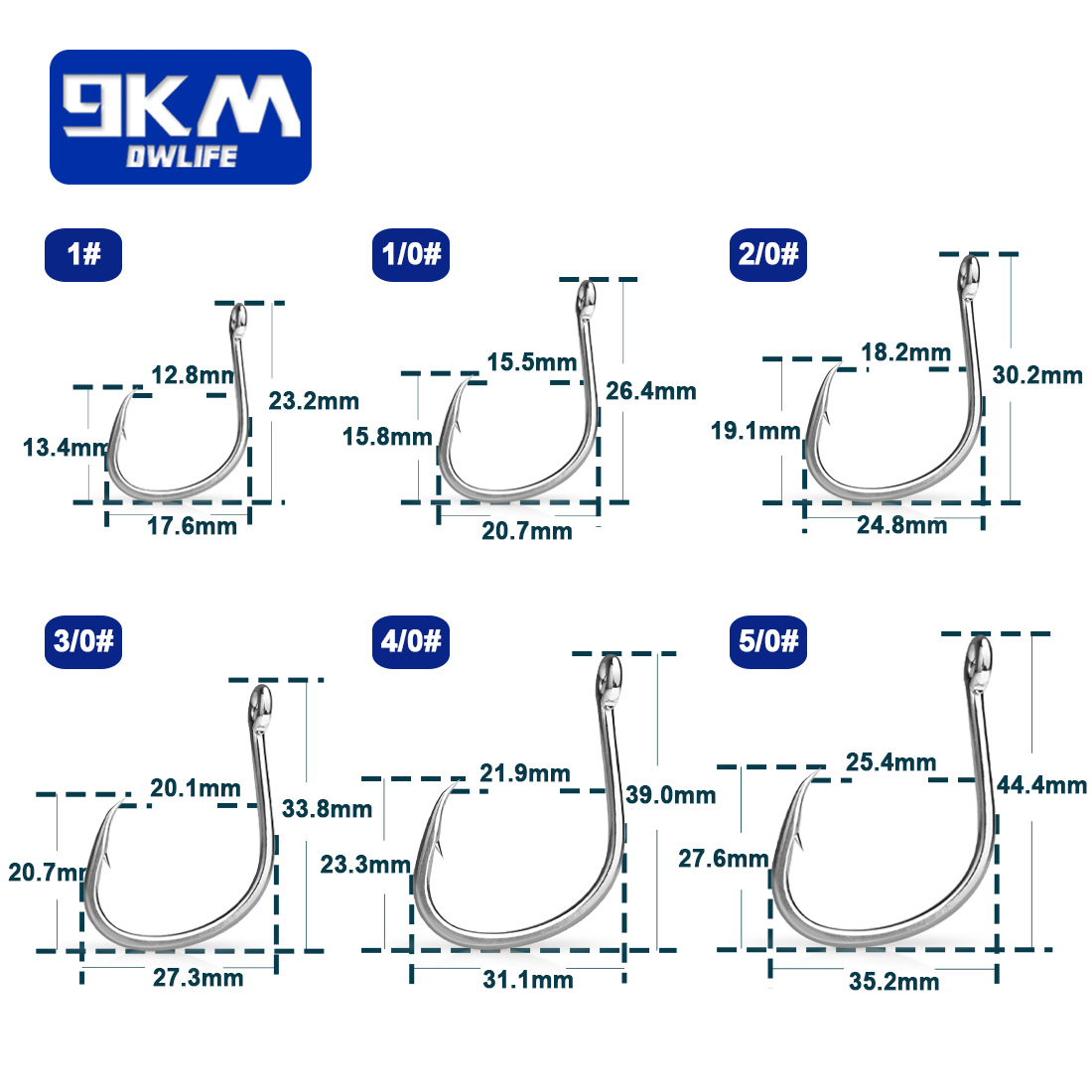 Hameçons de pêche 9KM, appâts  - Fishing Hook Circle avis et prix