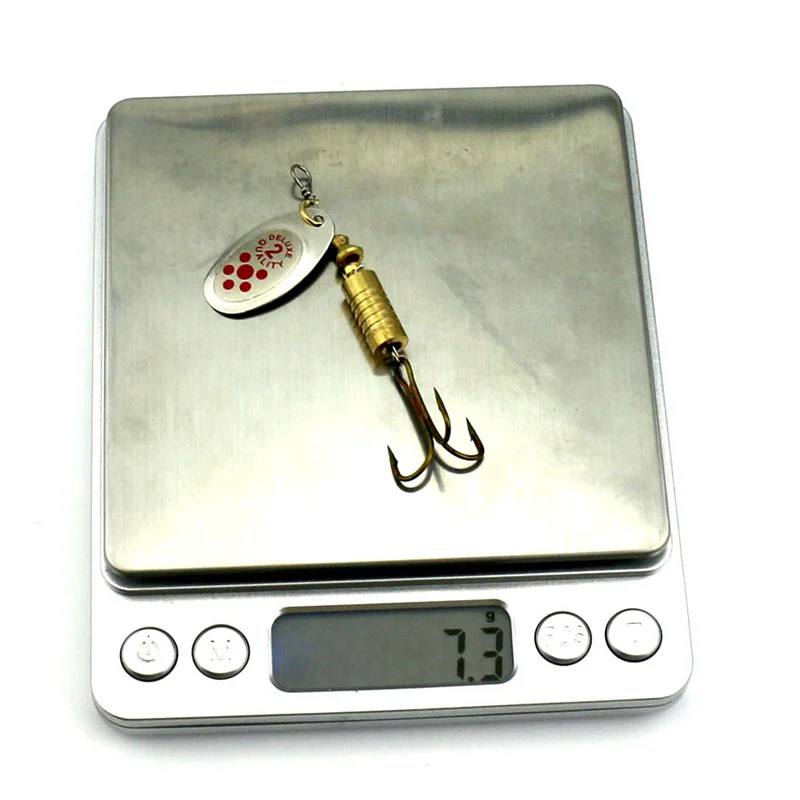 1 pièces appât Spinner plaqué  - Fishing Hook Treble avis et prix