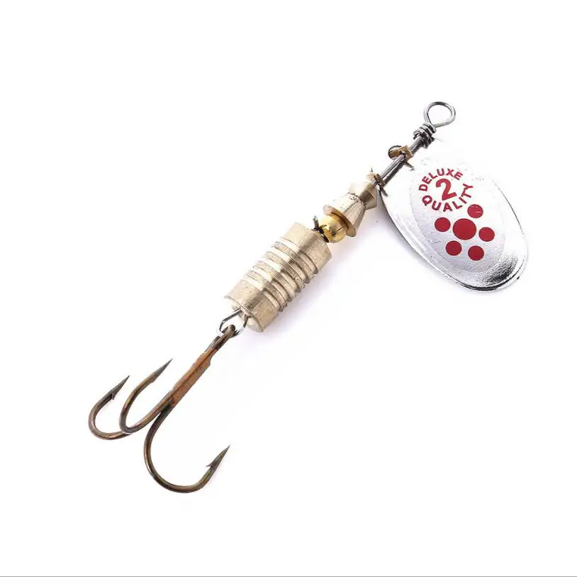 1 pièces appât Spinner plaqué  - Fishing Hook Treble avis et prix