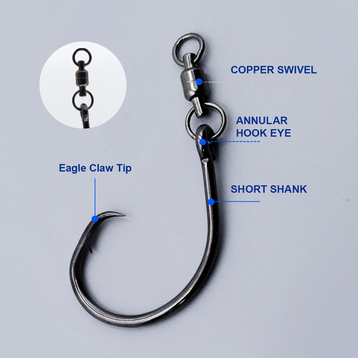 ZYZHE 3/6/9pcs Hameçons circul - Fishing Hook Circle avis et prix