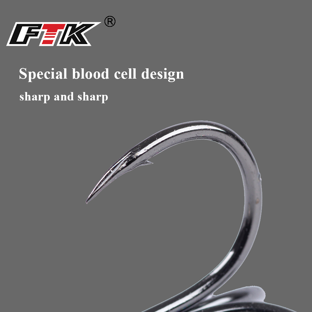 FTK – hameçon triple retourné  - Fishing Hook Offset avis et prix