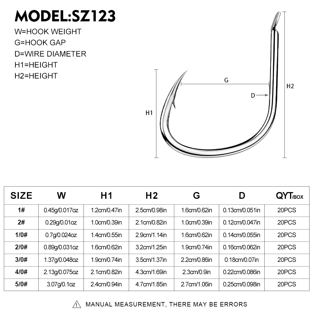Proberos 20PCS/BOÎTE Hameçons  - Fishing Hook Circle avis et prix
