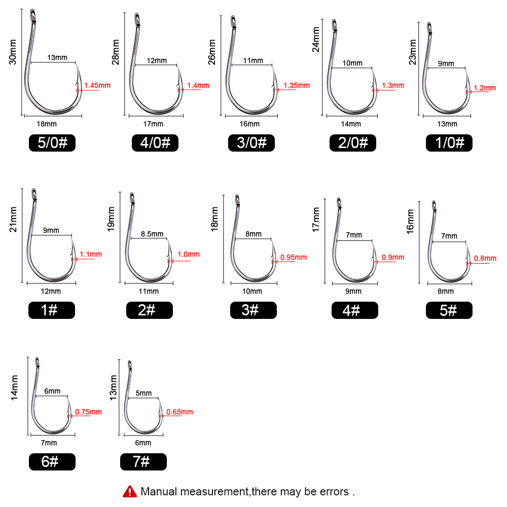 FTK-Hameçon de pêche en acier  - Fishing Hook Circle avis et prix