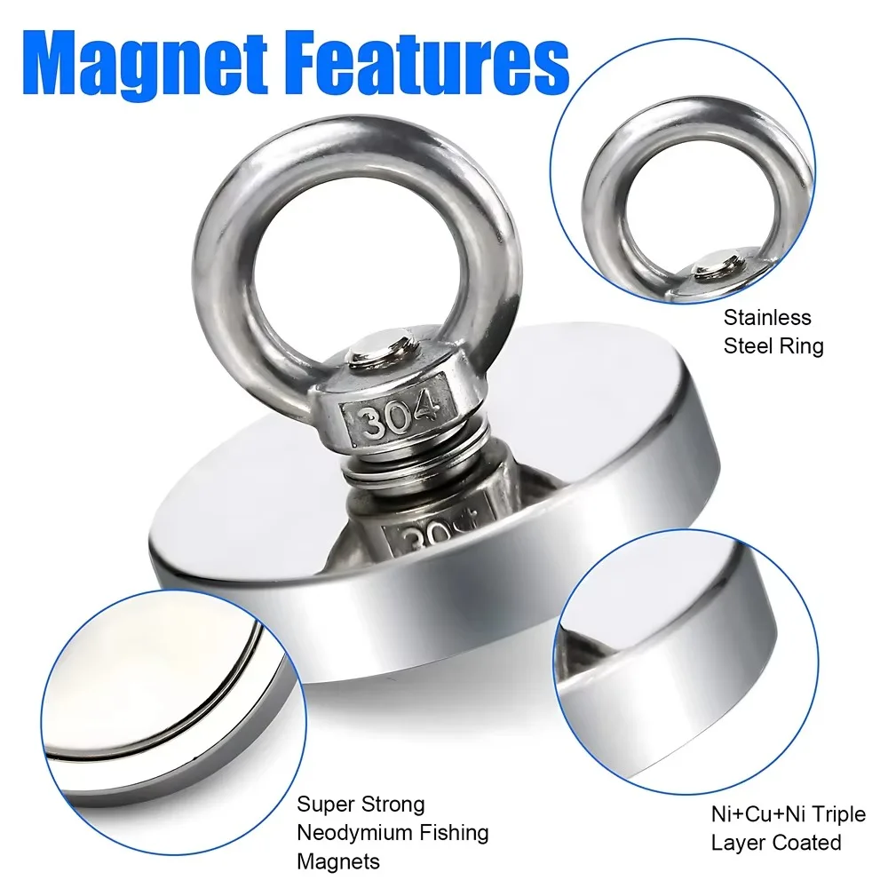 Crochet de pêche magnétique su - Fishing Hook Stainless Steel avis et prix
