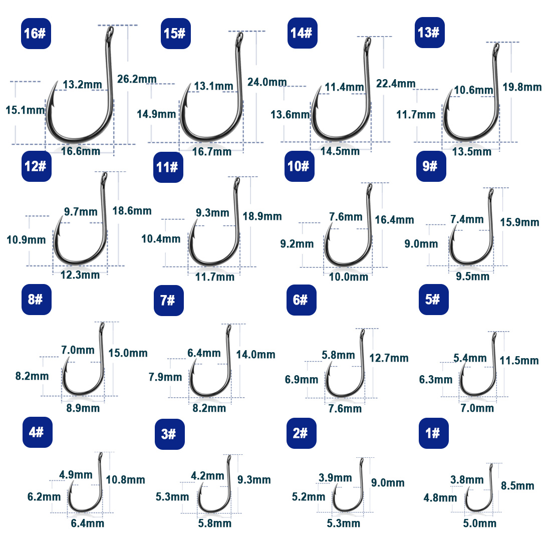 9KM Iseama hameçons de pêche 5 - Fishing Hook Circle avis et prix