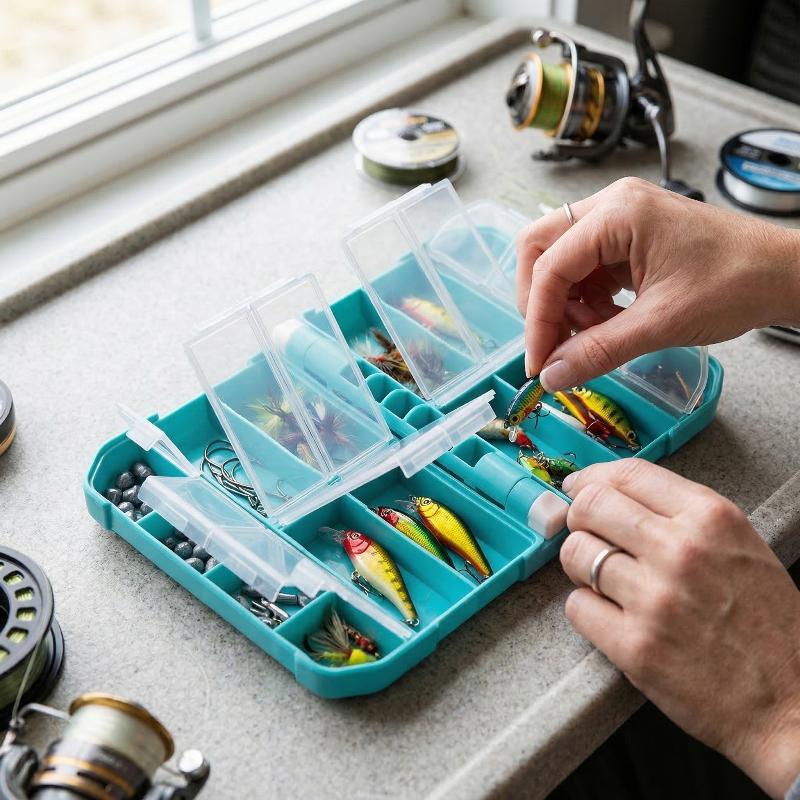 Boîte de rangement de pêche po - Fishing Hook Sharpener avis et prix