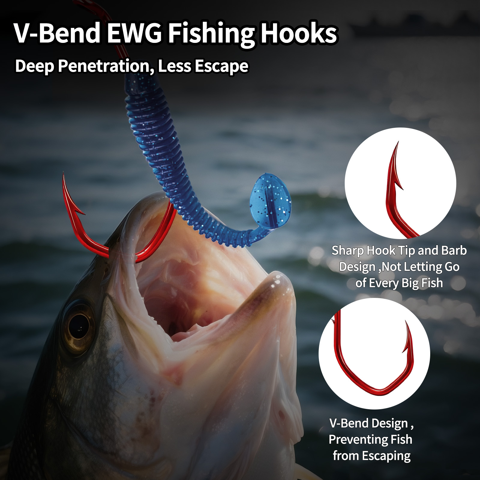 Hameçon Baitholder 9KM, 50-100 - Fishing Hook Circle avis et prix