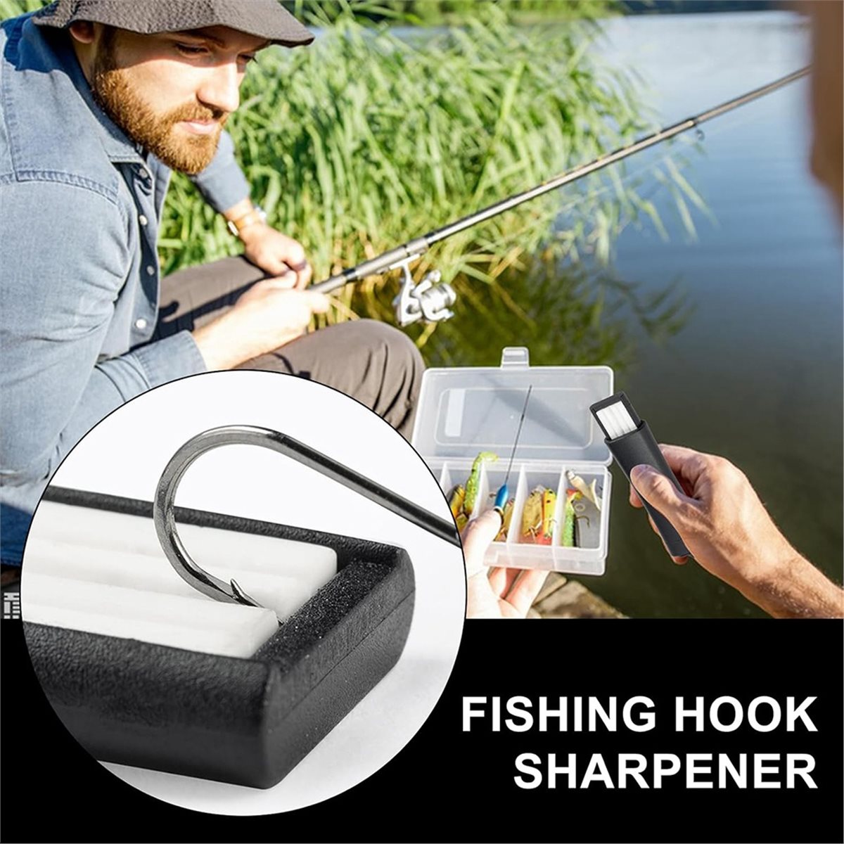 Affûteur d'hameçon de pêche –  - Fishing Hook Sharpener avis et prix