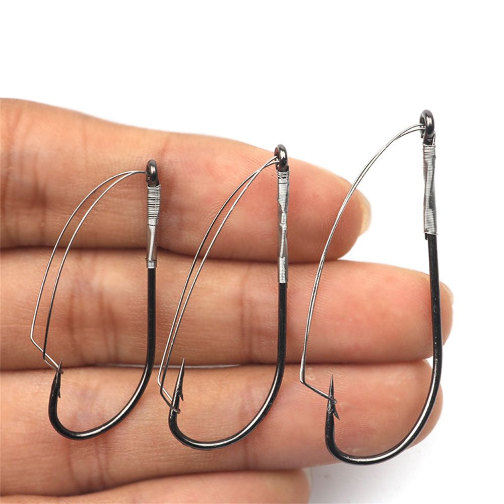 Hameçons de pêche en acier à h - Fishing Hook Weedless avis et prix